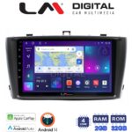 LM Digital - LM ZN4027 GPS Οθόνη OEM Multimedia Αυτοκινήτου για TOYOTA AVENSIS T27 2009 > 2016  (CarPlay/AndroidAuto/BT/GPS/WIFI/GPRS)
