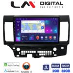 LM Digital - LM ZN4037 GPS Οθόνη OEM Multimedia Αυτοκινήτου για MITSUBISHI LANCER 2008> (CarPlay/AndroidAuto/BT/GPS/WIFI/GPRS)