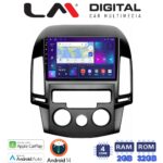 LM Digital - LM ZN4043AC GPS Οθόνη OEM Multimedia Αυτοκινήτου για HYUNDAI i30 2007-2012  (CarPlay/AndroidAuto/BT/GPS/WIFI/GPRS)