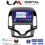LM Digital - LM ZN4043CL GPS Οθόνη OEM Multimedia Αυτοκινήτου για HYUNDAI i30 2007-2012  (CarPlay/AndroidAuto/BT/GPS/WIFI/GPRS)