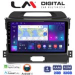LM Digital - LM ZN4074 GPS Οθόνη OEM Multimedia Αυτοκινήτου για KIA SPORTAGE 2010>2015 (CarPlay/AndroidAuto/BT/GPS/WIFI/GPRS)