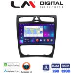LM Digital - LM ZN4171 GPS Οθόνη OEM Multimedia Αυτοκινήτου για MERCEDES C (W203) - CLK (W208) (CarPlay/AndroidAuto/BT/GPS/WIFI/GPRS)