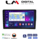 LM Digital - LM ZN4171S GPS Οθόνη OEM Multimedia Αυτοκινήτου για Mercedes C class (W203) 1999-2004 (CarPlay/AndroidAuto/BT/GPS/WIFI/GPRS)