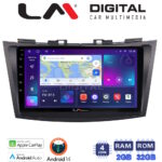 LM Digital - LM ZN4179 GPS Οθόνη OEM Multimedia Αυτοκινήτου για SUZUKI SWIFT 2011>2016 (CarPlay/AndroidAuto/BT/GPS/WIFI/GPRS)