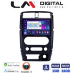 LM Digital - LM ZN4186 GPS Οθόνη OEM Multimedia Αυτοκινήτου για SUZUKI JIMNY 2007 > 2018   (CarPlay/AndroidAuto/BT/GPS/WIFI/GPRS)