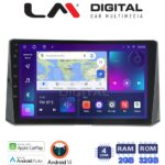 LM Digital - LM ZN4204 GPS Οθόνη OEM Multimedia Αυτοκινήτου για Toyota Corolla 2019> (CarPlay/AndroidAuto/BT/GPS/WIFI/GPRS)