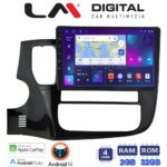 LM Digital - LM ZN4231 GPS Οθόνη OEM Multimedia Αυτοκινήτου για MITSUBISHI OUTLANDER  2013> (CarPlay/AndroidAuto/BT/GPS/WIFI/GPRS)