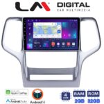 LM Digital - LM ZN4234 GPS Οθόνη OEM Multimedia Αυτοκινήτου για Jeep Gran Cherokee 2011 > 2013 (CarPlay/AndroidAuto/BT/GPS/WIFI/GPRS)