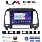 LM Digital - LM ZN4239 GPS Οθόνη OEM Multimedia Αυτοκινήτου για Hyundai SantaFe 2006 > 2013 (CarPlay/AndroidAuto/BT/GPS/WIFI/GPRS)