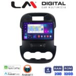 LM Digital - LM ZN4245 GPS Οθόνη OEM Multimedia Αυτοκινήτου για FORD RANGER 2011> 2015 (CarPlay/AndroidAuto/BT/GPS/WIFI/GPRS)