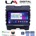 LM Digital - LM ZN4248 GPS Οθόνη OEM Multimedia Αυτοκινήτου για Ford Edge 2016 > (CarPlay/AndroidAuto/BT/GPS/WIFI/GPRS)
