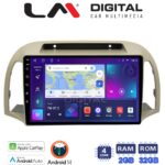 LM Digital - LM ZN4300 GPS Οθόνη OEM Multimedia Αυτοκινήτου για NISSAN MICRA 2002>2007 (CarPlay/AndroidAuto/BT/GPS/WIFI/GPRS)