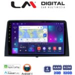 LM Digital - LM ZN4330 GPS Οθόνη OEM Multimedia Αυτοκινήτου για CITROEN BERLINGO - PEUGEOT PARTNER 2019> (CarPlay/AndroidAuto/BT/GPS/WIFI/GPRS)