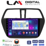 LM Digital - LM ZN4337 GPS Οθόνη OEM Multimedia Αυτοκινήτου για SUZUKI SX4 SCROSS 2014> (CarPlay/AndroidAuto/BT/GPS/WIFI/GPRS)