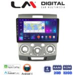 LM Digital - LM ZN4360 GPS Οθόνη OEM Multimedia Αυτοκινήτου για MAZDA BT 50  & FORD RANGER 2006>2011 (CarPlay/AndroidAuto/BT/GPS/WIFI/GPRS)
