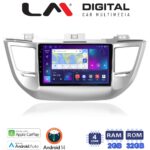 LM Digital - LM ZN4361 GPS Οθόνη OEM Multimedia Αυτοκινήτου για Hyundai Tucson 2015 < 2019 (CarPlay/AndroidAuto/BT/GPS/WIFI/GPRS)