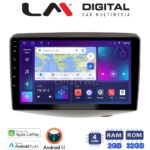 LM Digital - LM ZN4402 GPS Οθόνη OEM Multimedia Αυτοκινήτου για Toyota Yaris 1999 > 2004 (CarPlay/AndroidAuto/BT/GPS/WIFI/GPRS)