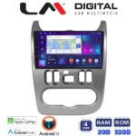LM Digital - LM ZN4432 GPS Οθόνη OEM Multimedia Αυτοκινήτου για DACIA DUSTER 2006>2012  (CarPlay/AndroidAuto/BT/GPS/WIFI/GPRS)