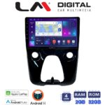 LM Digital - LM ZN4564 GPS Οθόνη OEM Multimedia Αυτοκινήτου για Aygo & C1 & 107 14> (CarPlay/AndroidAuto/BT/GPS/WIFI/GPRS)