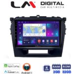 LM Digital - LM ZN4571 GPS Οθόνη OEM Multimedia Αυτοκινήτου για SUZUKI VITARA & BREZZA 2016> (CarPlay/AndroidAuto/BT/GPS/WIFI/GPRS)