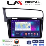 LM Digital - LM ZN4591B GPS Οθόνη OEM Multimedia Αυτοκινήτου για 0 (CarPlay/AndroidAuto/BT/GPS/WIFI/GPRS)
