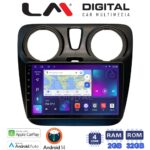 LM Digital - LM ZN4657 GPS Οθόνη OEM Multimedia Αυτοκινήτου για Dacia Dokker 2012 > (CarPlay/AndroidAuto/BT/GPS/WIFI/GPRS)