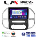 LM Digital - LM ZN4669 GPS Οθόνη OEM Multimedia Αυτοκινήτου για Mercedes Vito 2015 > (CarPlay/AndroidAuto/BT/GPS/WIFI/GPRS)