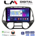 LM Digital - LM ZN4837 GPS Οθόνη OEM Multimedia Αυτοκινήτου για Hyundai i20 2008 > 2014 (CarPlay/AndroidAuto/BT/GPS/WIFI/GPRS)