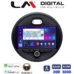 LM Digital - LM ZN4845 GPS Οθόνη OEM Multimedia Αυτοκινήτου για Mini Cooper & Clubman 2015> (CarPlay/AndroidAuto/BT/GPS/WIFI/GPRS)