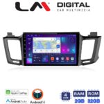LM Digital - LM ZN4947 GPS Οθόνη OEM Multimedia Αυτοκινήτου για TOYOTA RAV 4  2013 > 2020 (CarPlay/AndroidAuto/BT/GPS/WIFI/GPRS)