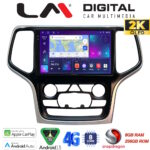 LM Digital - LM ZQ8534A GPS Οθόνη OEM Multimedia Αυτοκινήτου για Jeep Grand Cherokee 2014 > 2019 (CarPlay/AndroidAuto/BT/GPS/WIFI/GPRS)