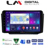 LM Digital - LM ZR8013 GPS Οθόνη OEM Multimedia Αυτοκινήτου για Ssangyong Rexton 2002>2006 (CarPlay/AndroidAuto/BT/GPS/WIFI/GPRS)