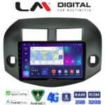 LM Digital - LM ZR8018B GPS Οθόνη OEM Multimedia Αυτοκινήτου για Toyota Rav4 2007 > 2012 (CarPlay/AndroidAuto/BT/GPS/WIFI/GPRS)