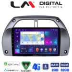 LM Digital - LM ZR8071 GPS Οθόνη OEM Multimedia Αυτοκινήτου για Toyota Rav 4 2001 > 2006 (CarPlay/AndroidAuto/BT/GPS/WIFI/GPRS)