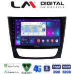 LM Digital - LM ZR8090 GPS Οθόνη OEM Multimedia Αυτοκινήτου για MERCEDES E class (W211)  (CarPlay/AndroidAuto/BT/GPS/WIFI/GPRS)
