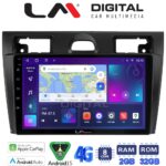 LM Digital - LM ZR8140B GPS Οθόνη OEM Multimedia Αυτοκινήτου για Ford Fiesta 2006 -> 2008 (CarPlay/AndroidAuto/BT/GPS/WIFI/GPRS)