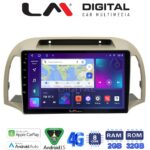 LM Digital - LM ZR8300 GPS Οθόνη OEM Multimedia Αυτοκινήτου για NISSAN MICRA 2002>2007 (CarPlay/AndroidAuto/BT/GPS/WIFI/GPRS)