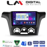 LM Digital - LM ZR8302 GPS Οθόνη OEM Multimedia Αυτοκινήτου για MITSUBISHI OUTLANDER 2001 > 2006 (CarPlay/AndroidAuto/BT/GPS/WIFI/GPRS)