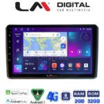 LM Digital - LM ZR8312 GPS Οθόνη OEM Multimedia Αυτοκινήτου για MITSUBISHI OUTLANDER 2001 > 2006 (CarPlay/AndroidAuto/BT/GPS/WIFI/GPRS)