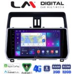 LM Digital - LM ZR8400 GPS Οθόνη OEM Multimedia Αυτοκινήτου για Toytota Land Cruiser 2019> (CarPlay/AndroidAuto/BT/GPS/WIFI/GPRS)
