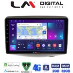 LM Digital - LM ZR8402 GPS Οθόνη OEM Multimedia Αυτοκινήτου για Toyota Yaris 1999 > 2004 (CarPlay/AndroidAuto/BT/GPS/WIFI/GPRS)