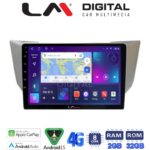LM Digital - LM ZR8620 GPS Οθόνη OEM Multimedia Αυτοκινήτου για LEXUS RS 2003>2009 (CarPlay/AndroidAuto/BT/GPS/WIFI/GPRS)