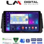 LM Digital - LM ZR8714 GPS Οθόνη OEM Multimedia Αυτοκινήτου για Nissan Micra (K14) 2017> (CarPlay/AndroidAuto/BT/GPS/WIFI/GPRS)