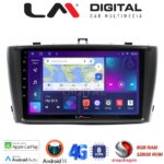 LM Digital - LM ZT8027 GPS Οθόνη OEM Multimedia Αυτοκινήτου για TOYOTA AVENSIS T27 2009 > 2016  (CarPlay/AndroidAuto/BT/GPS/WIFI/GPRS)
