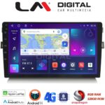 LM Digital - LM ZT8028 GPS Οθόνη OEM Multimedia Αυτοκινήτου για Toyota Auris 2007 > 2012 (CarPlay/AndroidAuto/BT/GPS/WIFI/GPRS)