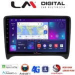 LM Digital - LM ZT8078 GPS Οθόνη OEM Multimedia Αυτοκινήτου για AUDI TT  2007 > 2014 (CarPlay/AndroidAuto/BT/GPS/WIFI/GPRS)