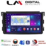 LM Digital - LM ZT8087 GPS Οθόνη OEM Multimedia Αυτοκινήτου για SMART 2007>2010 (CarPlay/AndroidAuto/BT/GPS/WIFI/GPRS)