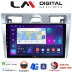 LM Digital - LM ZT8140 GPS Οθόνη OEM Multimedia Αυτοκινήτου για Ford Fiesta 2006 -> 2008 (CarPlay/AndroidAuto/BT/GPS/WIFI/GPRS)