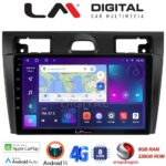 LM Digital - LM ZT8140B GPS Οθόνη OEM Multimedia Αυτοκινήτου για Ford Fiesta 2006 -> 2008 (CarPlay/AndroidAuto/BT/GPS/WIFI/GPRS)