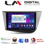 LM Digital - LM ZT8217 GPS Οθόνη OEM Multimedia Αυτοκινήτου για Seat Leon 2005>2012 (CarPlay/AndroidAuto/BT/GPS/WIFI/GPRS)